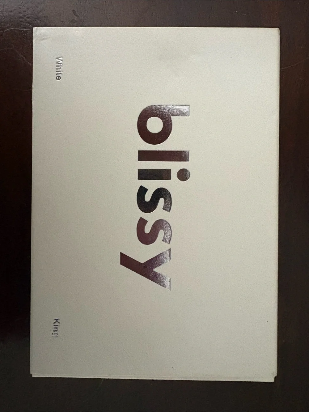 Blissy King Size Silk Pillowcase in White